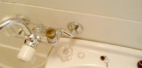 浴室蛇口水漏れ修理