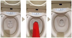 トイレつまり除去