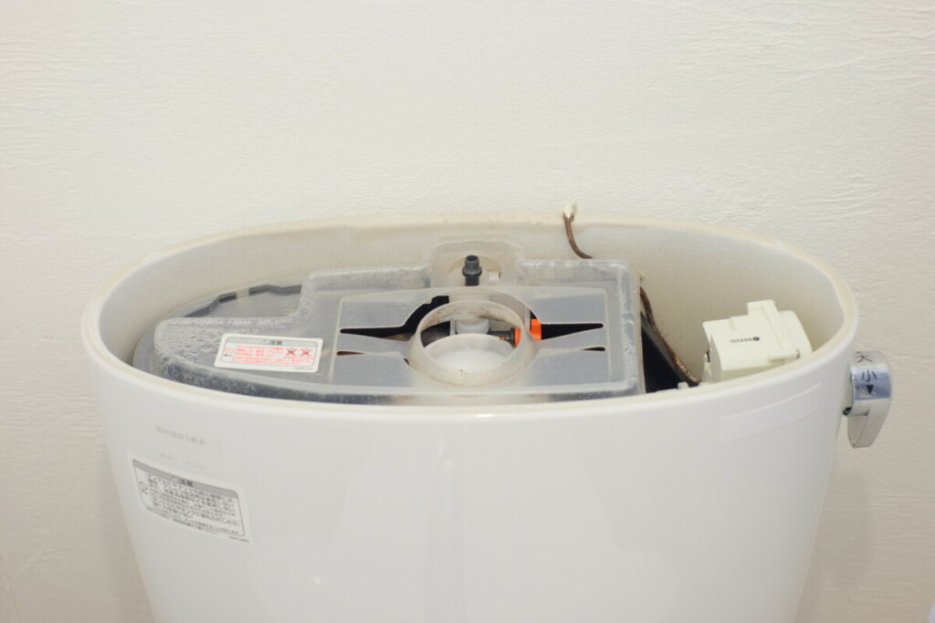 トイレレバー交換下準備